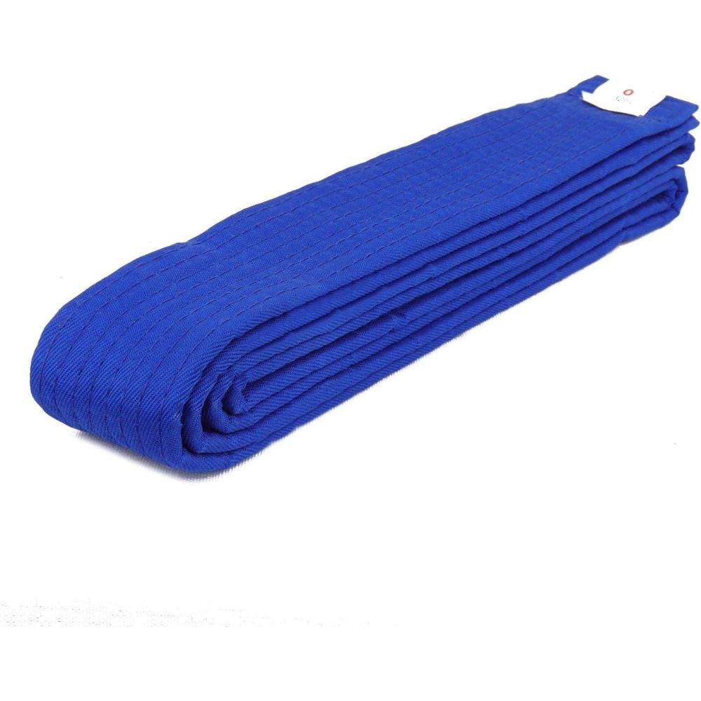 imageAAMA Plain Color Belt for Martial Arts  Taekwondo Karate Judo AikidoBlue