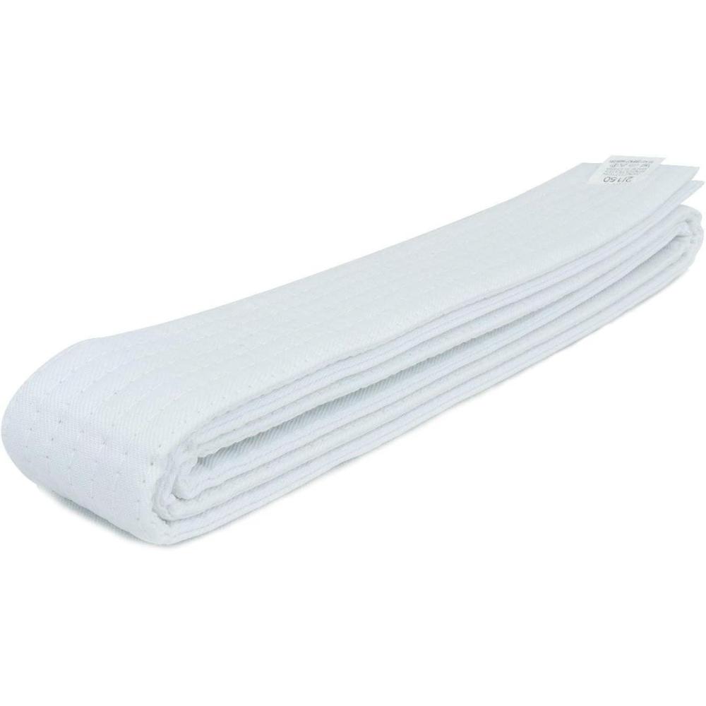 imageAAMA Plain Color Belt for Martial Arts  Taekwondo Karate Judo AikidoWhite