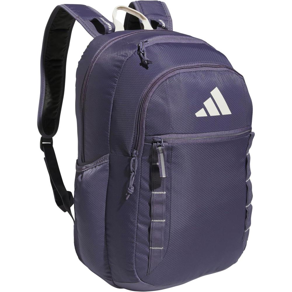 imageadidas Excel Backpack  Insulated Lunch Bag BlackWhite  BlackWhite OSFA70Preloved VioletWonder White