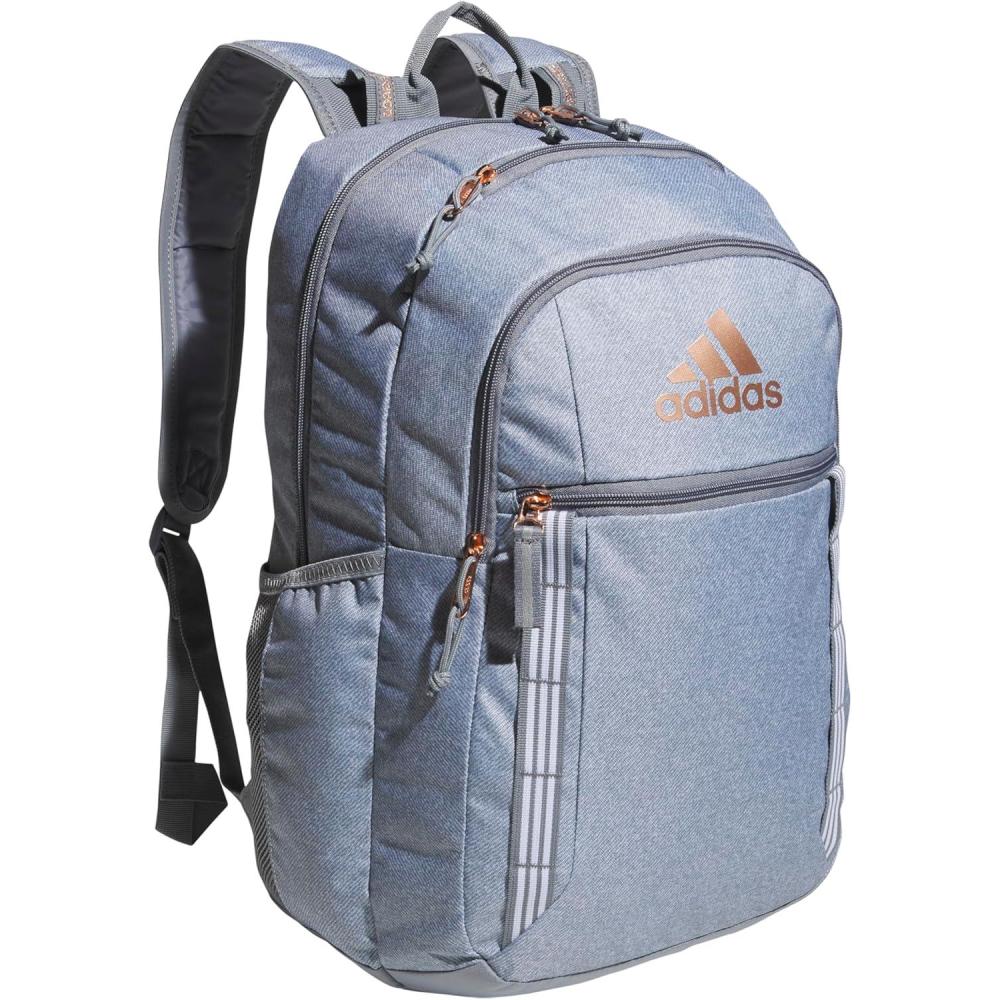 imageadidas Excel Backpack  Insulated Lunch Bag BlackWhite  BlackWhite OSFA70Twill GreyGreyRose Gold