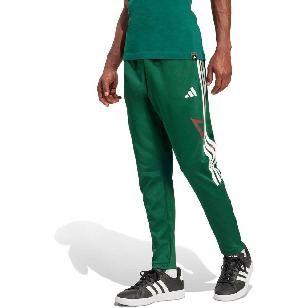 imageadidas Mens House of Tiro Nations Pack PantsDark GreenCollegiate BurgundyWhite