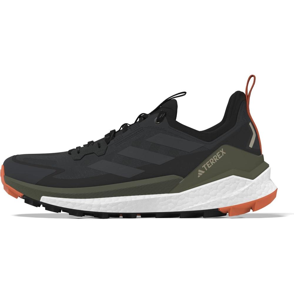 imageadidas Mens Terrex Free Hiker 20 Low Top Hiking ShoeCarbonGreyBlack