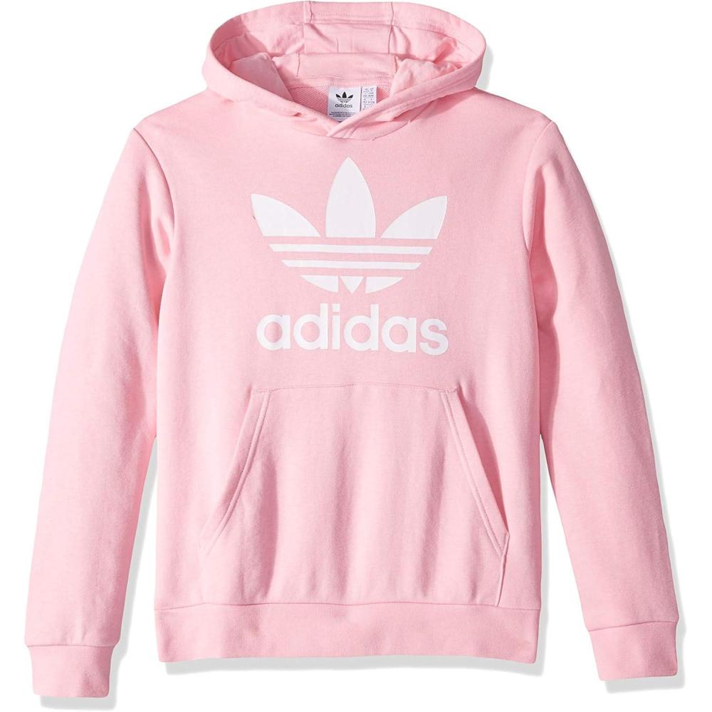 imageadidas Originals Kids Trefoil HoodieLight PinkWhite