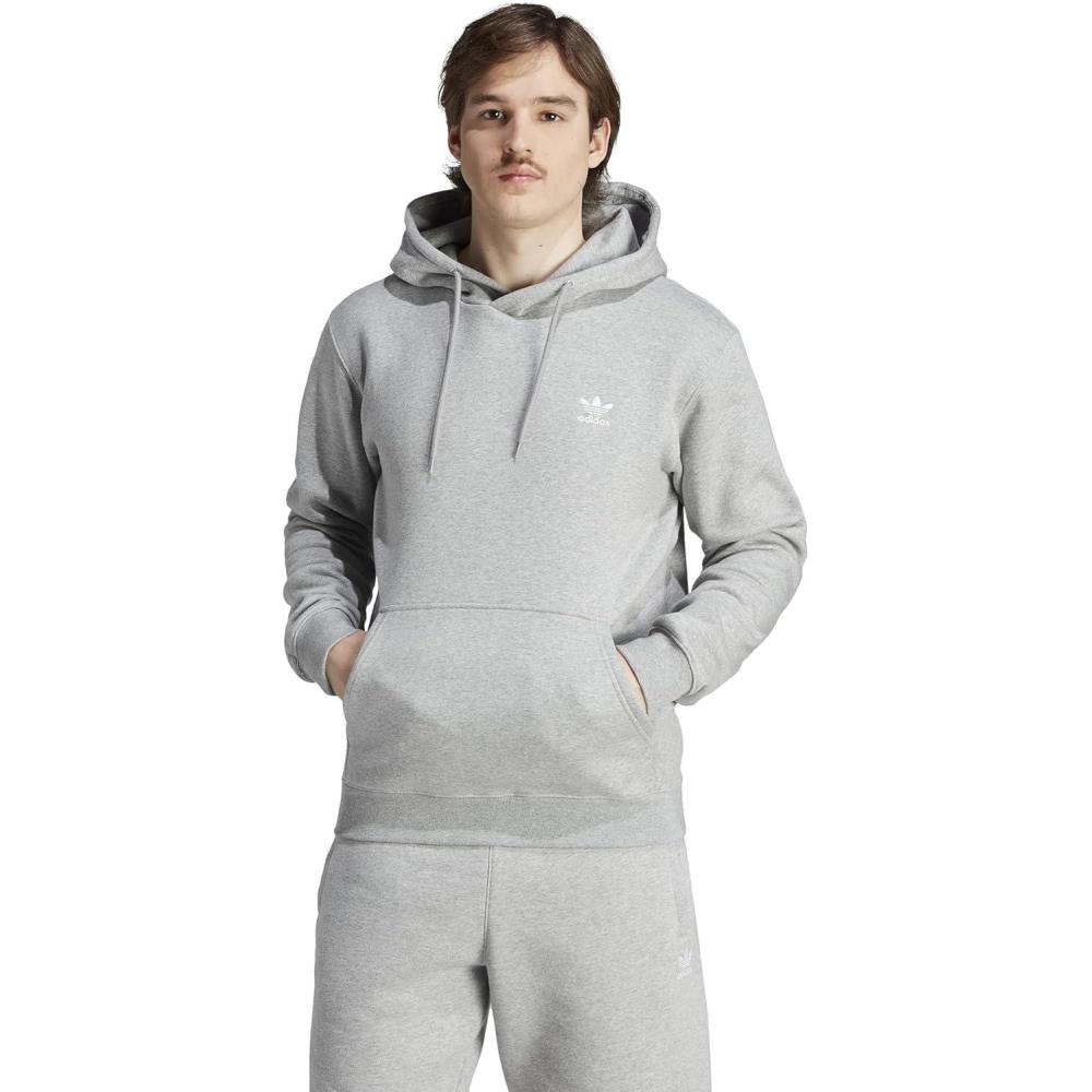 imageadidas Originals Mens Trefoil Warmup HoodieMedium Grey Heather