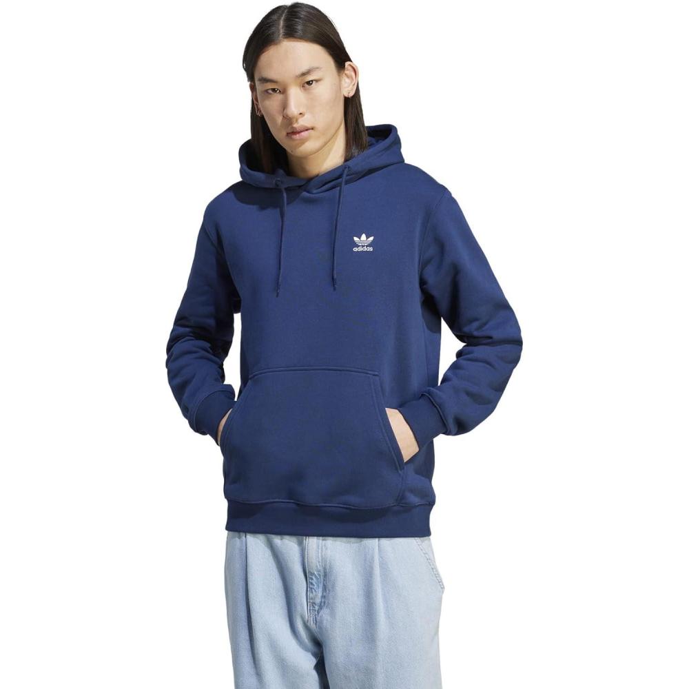imageadidas Originals Mens Trefoil Warmup HoodieNight Indigo