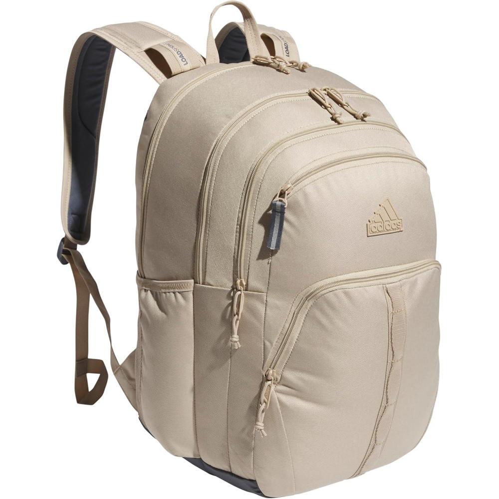 imageadidas Prime Backpack for Work Travel Bag for Women and Men with Padded Compartment for Laptop BlackWhite2 One SizeClay BrownOnix Grey2