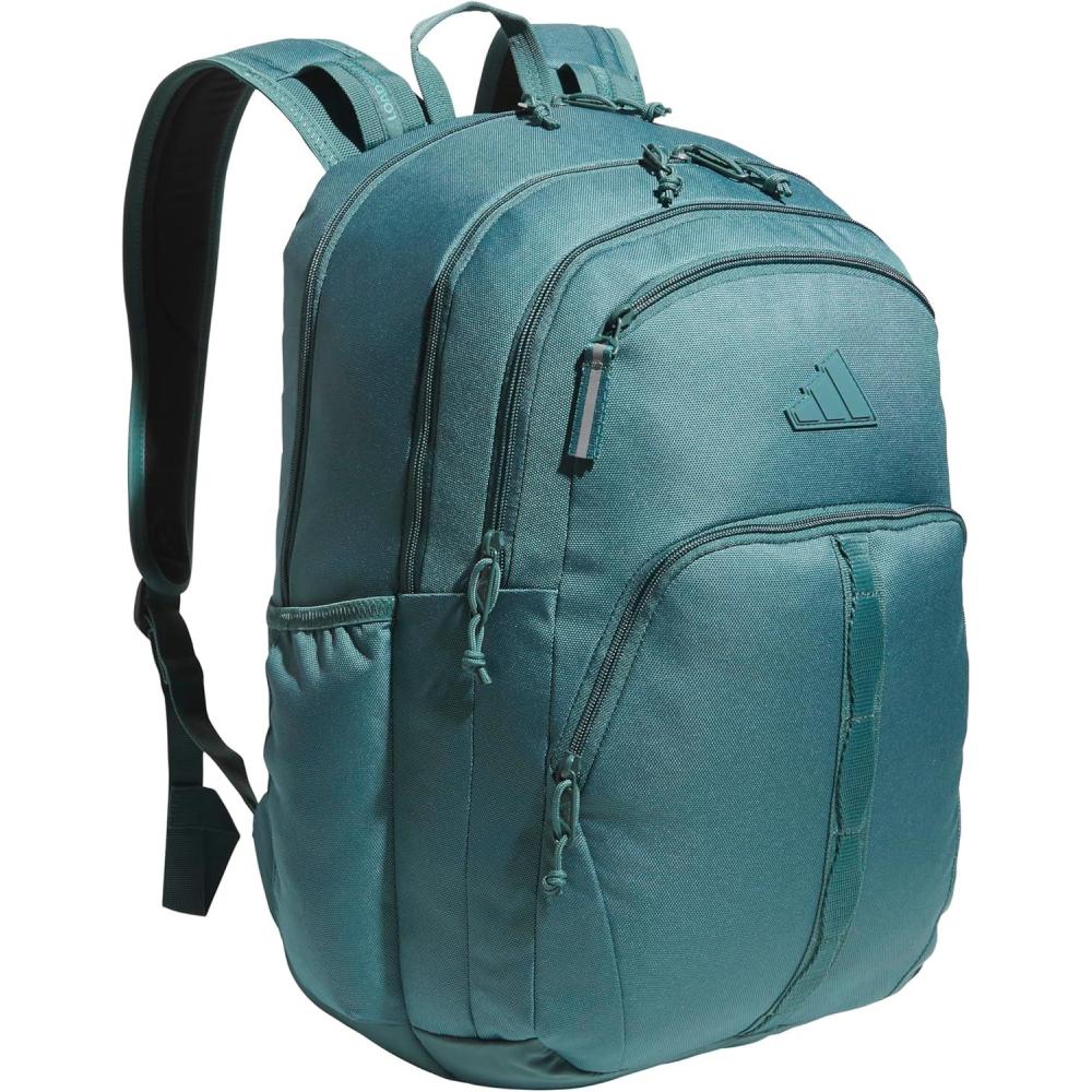 imageadidas Prime Backpack for Work Travel Bag for Women and Men with Padded Compartment for Laptop BlackWhite2 One SizePreloved Teal GreenBlack