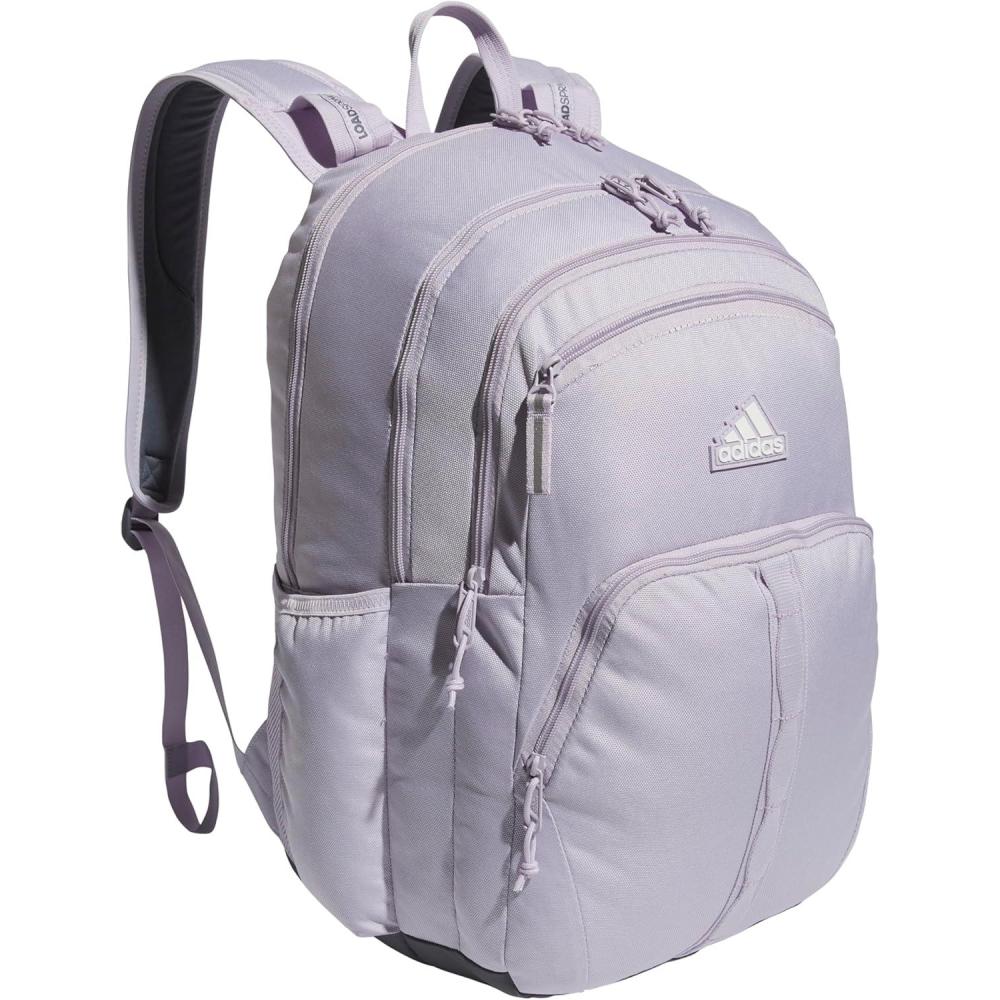 imageadidas Prime Backpack for Work Travel Bag for Women and Men with Padded Compartment for Laptop BlackWhite2 One SizeSilver Dawn GreyOnix Grey2