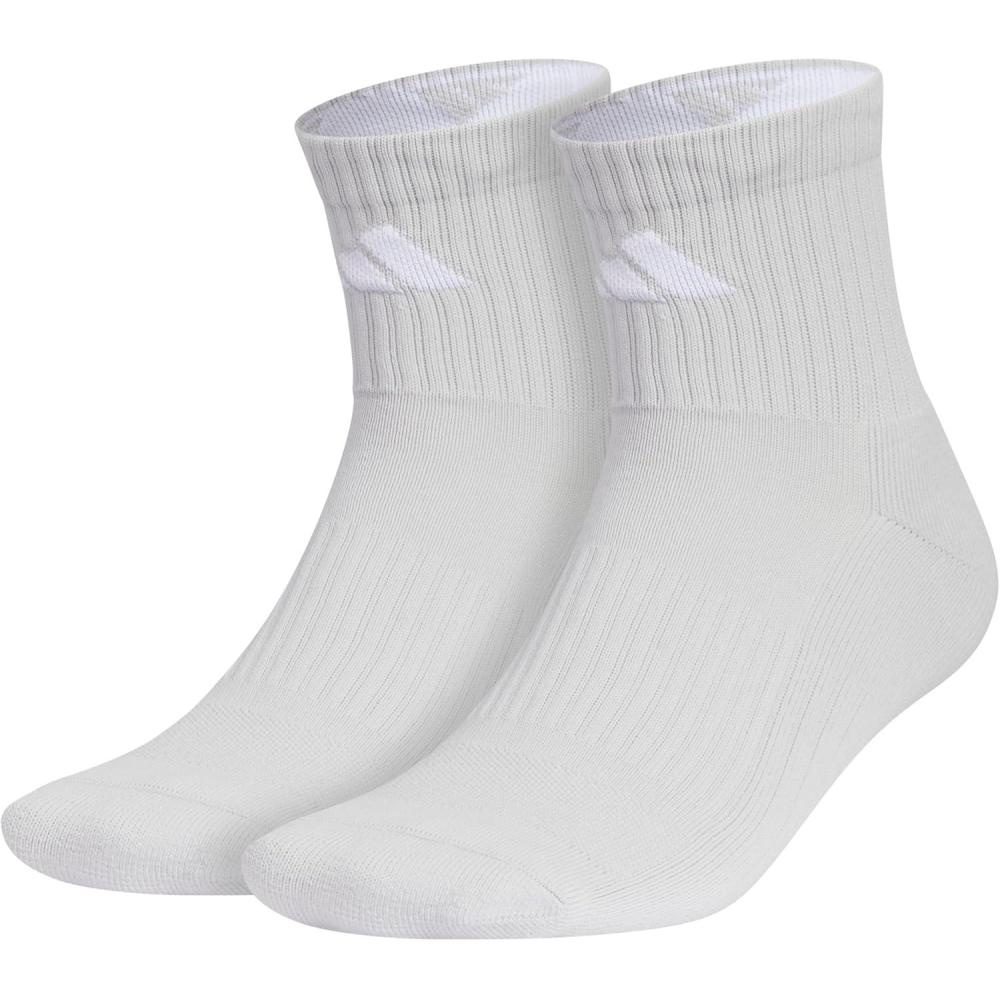imageadidas Pure Training High Quarter Sports Performance Socks 2PairTeam Light GreyWhite