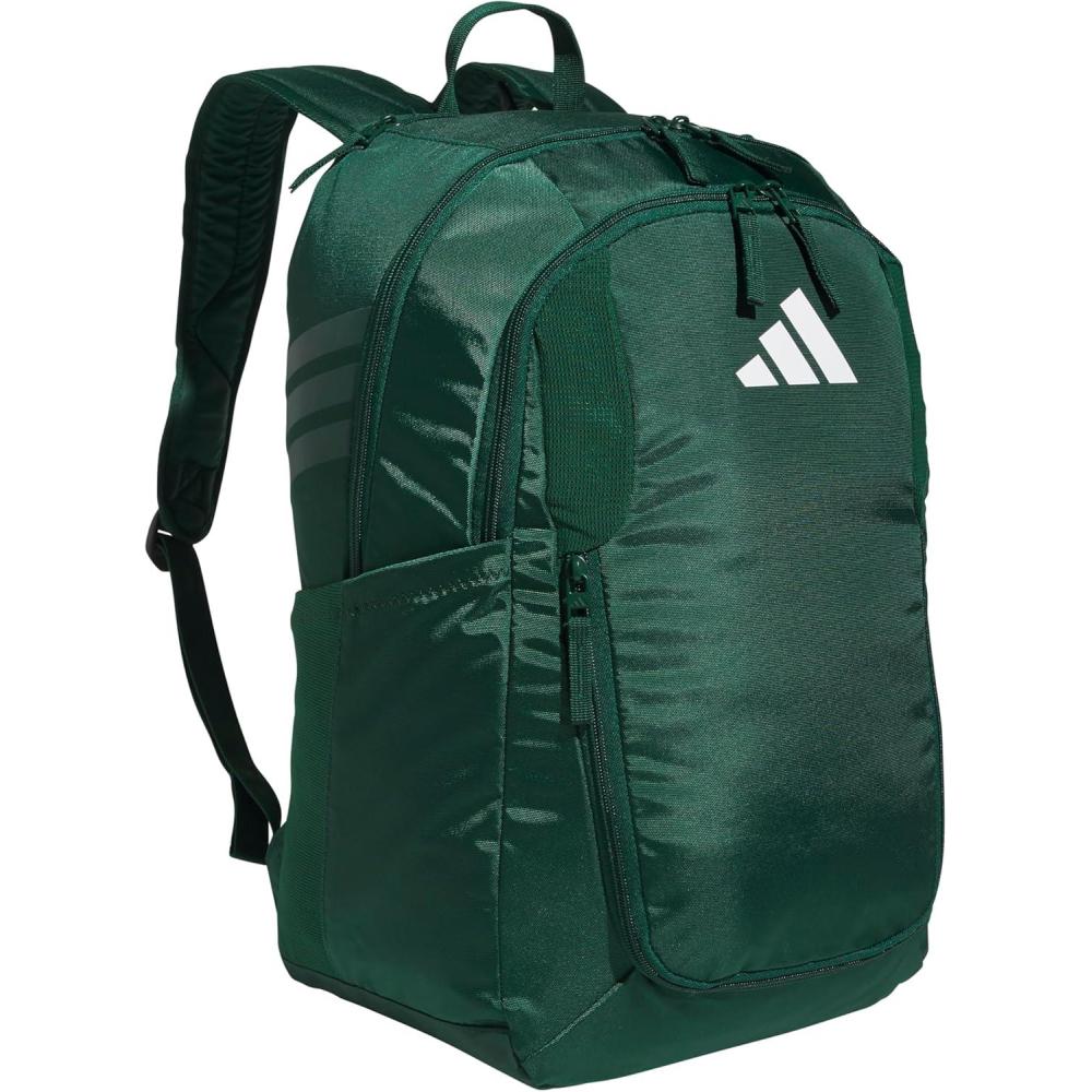 imageadidas Stadium Team Sports Backpack 36L  750 ml 28 oz Refillable Plastic Sport Water Bottle Navy Blue 2  BlueSilver Metallic One SizeDark Green40