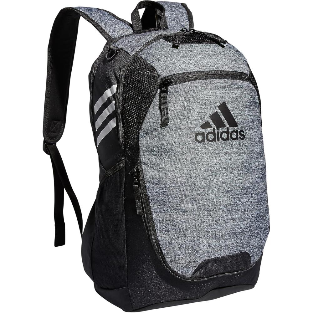 imageadidas Stadium Team Sports Backpack 36L  750 ml 28 oz Refillable Plastic Sport Water Bottle Navy Blue 2  BlueSilver Metallic One SizeJersey Onix Grey30