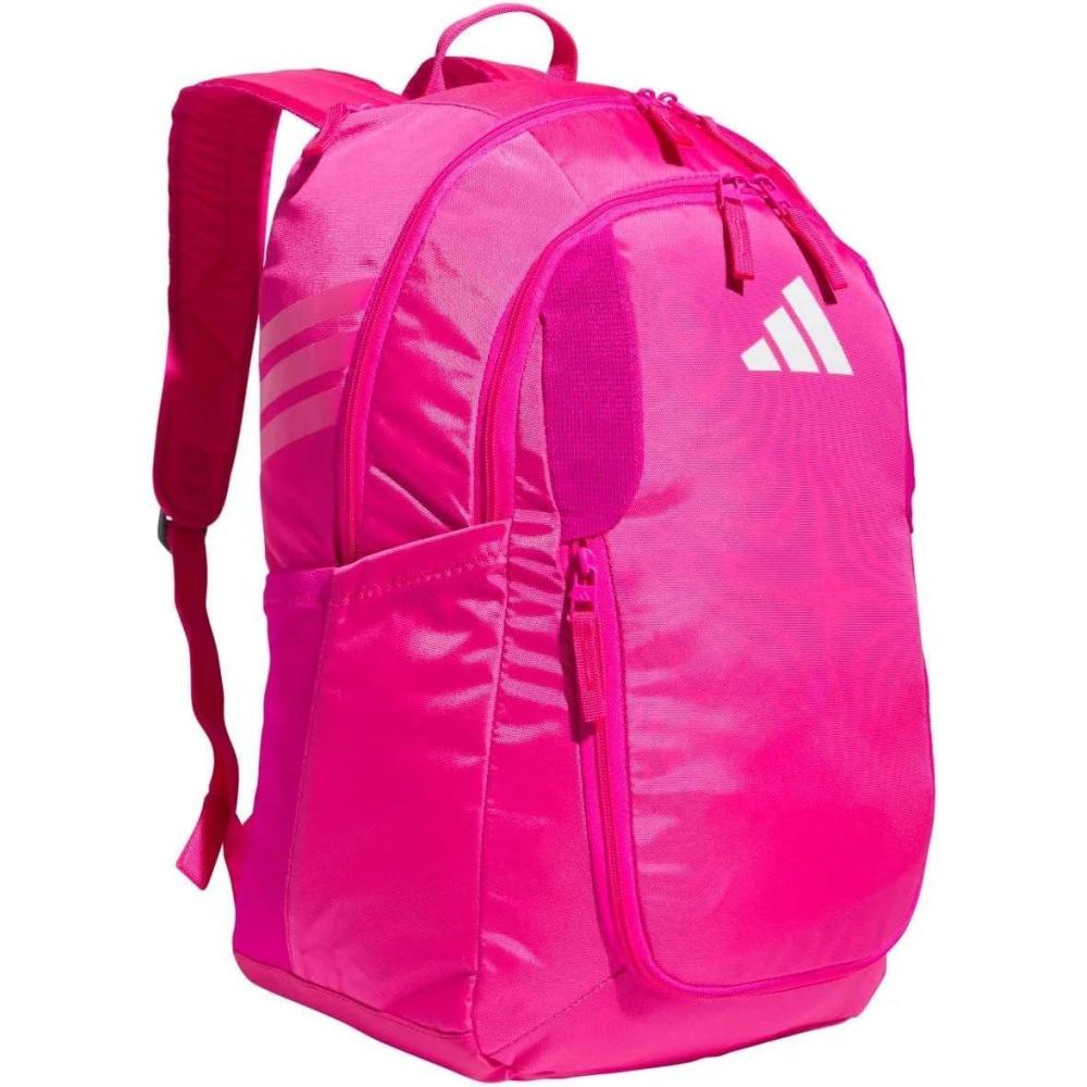 imageadidas Stadium Team Sports Backpack 36L  750 ml 28 oz Refillable Plastic Sport Water Bottle Navy Blue 2  BlueSilver Metallic One SizeShock Pink 240