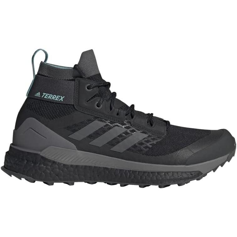 imageadidas Terrex Free Hiker 20 Hiking ShoesCore BlackGrey FiveMint Ton