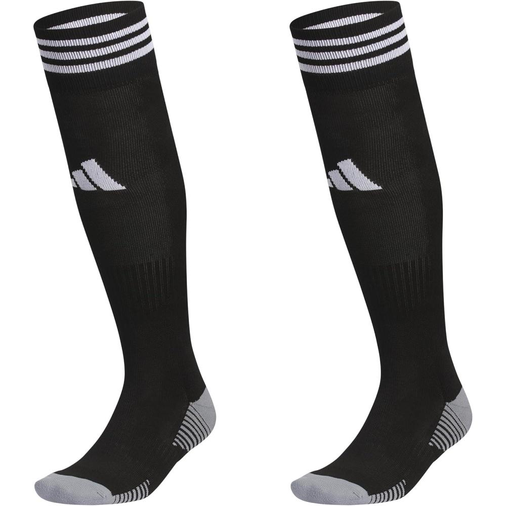 imageadidas Unisex Copa Zone Soccer Socks for Men and Women Over The CalfBlackWhiteMulti