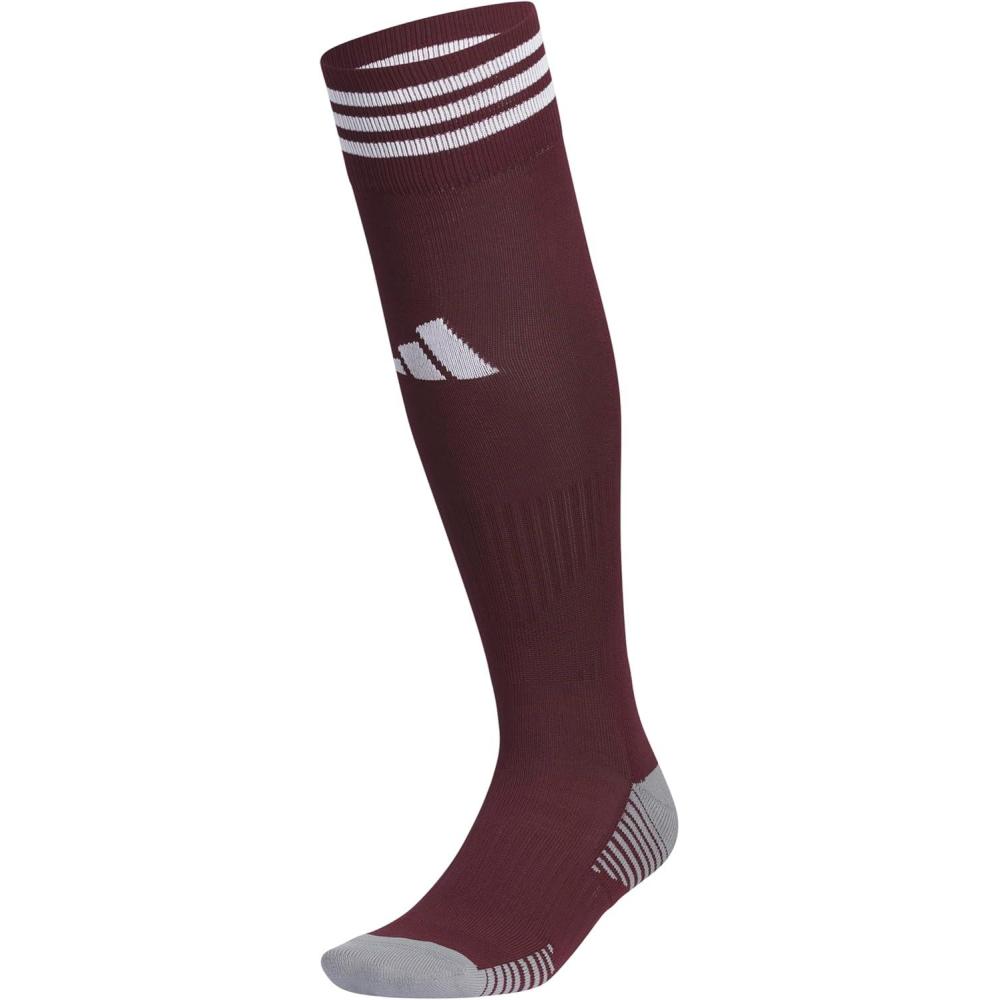 imageadidas Unisex Copa Zone Soccer Socks for Men and Women Over The CalfTeam MaroonWhite