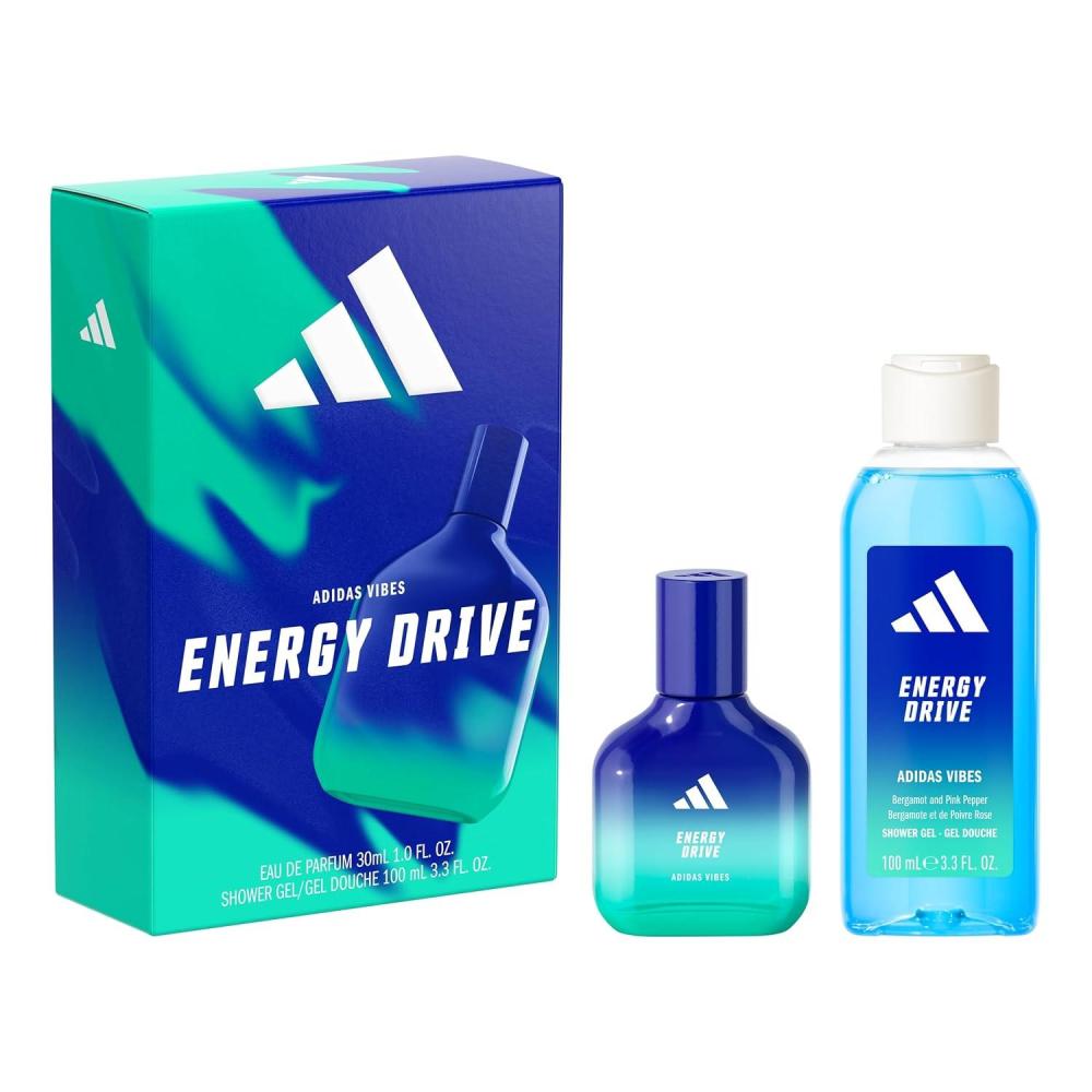 imageadidas Vibes Energy Drive Eau de Parfum 16 fl oz Pack of 1 Notes of Fougere Lavender and Vanilla Unisex Fragrance Long Lasting Sporty Fragrance Travel SizeGiftset  Energy Drive