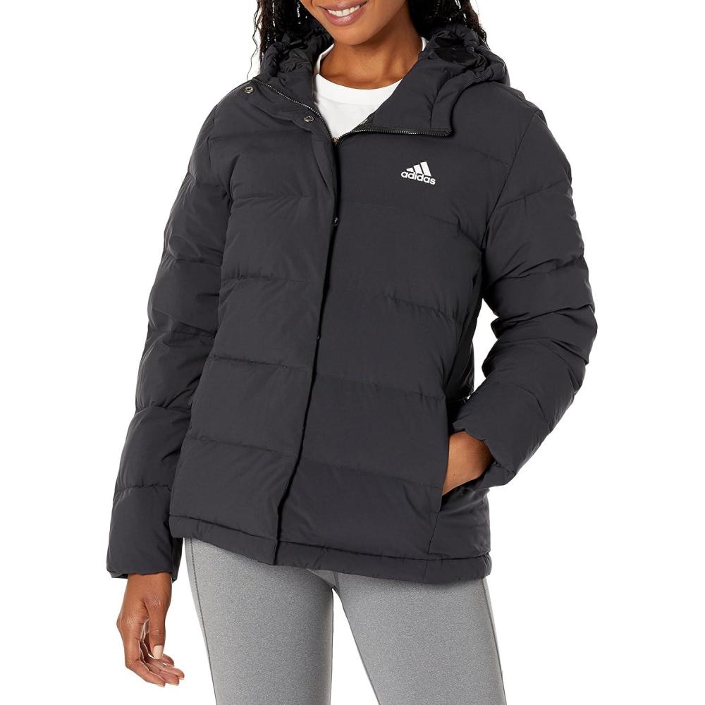 imageadidas Womens Helionic Hooded JacketBlack