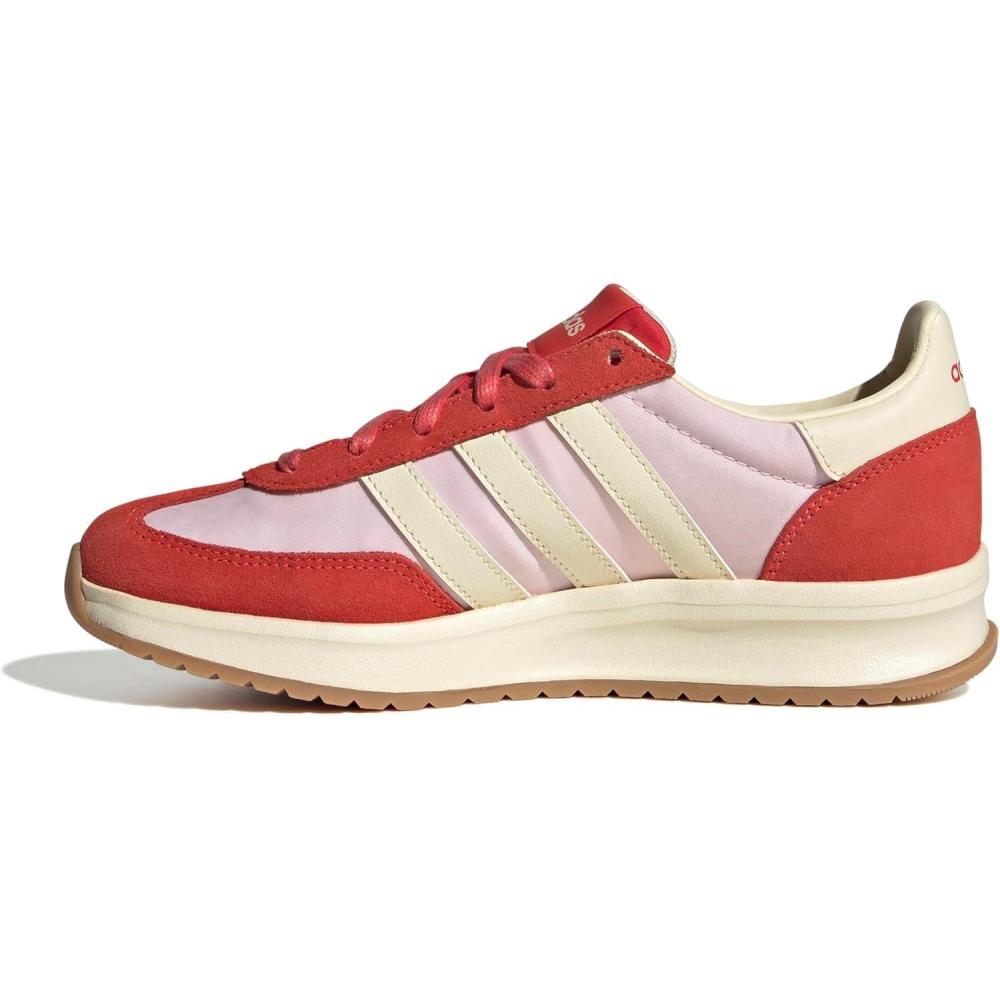 imageadidas Womens Run 72 SneakerClear PinkWarm VanillaSemi Lucid Red