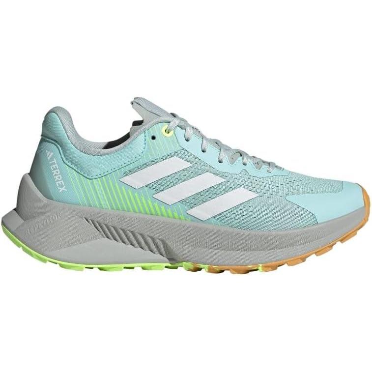 imageadidas Womens Terrex Free Hiker 2 Low Gtx Hiking Hiking Sneakers Shoes  YellowSemi Flash AquaCrystal WhiteWonder Silver