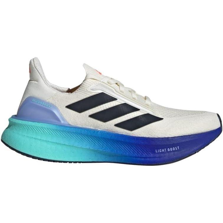 imageadidas Womens Ultraboost 5X Running SneakerOff WhiteAurora InkSolar Red