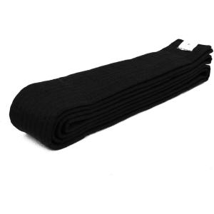 AAMA Plain Color Belt for Martial Arts – Taekwondo Karate Judo Aikido(Black)