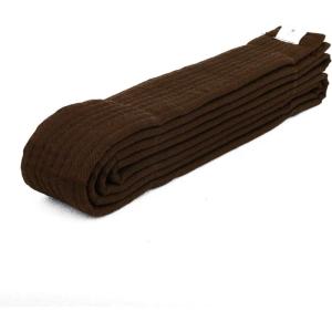 AAMA Plain Color Belt for Martial Arts – Taekwondo Karate Judo Aikido(Brown)
