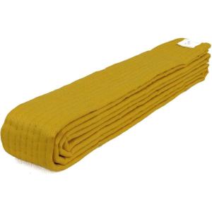 AAMA Plain Color Belt for Martial Arts – Taekwondo Karate Judo Aikido(Gold)
