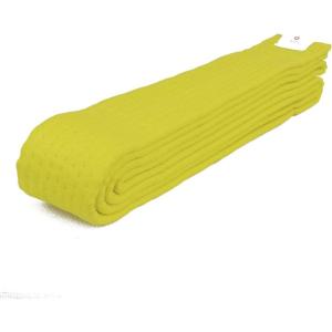 AAMA Plain Color Belt for Martial Arts – Taekwondo Karate Judo Aikido(Yellow)
