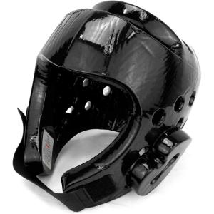 AAMA Taekwondo and Karate Sparring Foam Head Guard(BLACK)