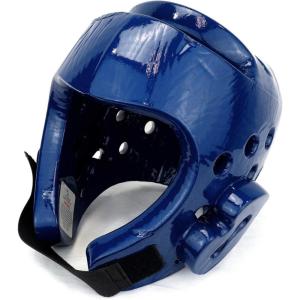 AAMA Taekwondo and Karate Sparring Foam Head Guard(BLUE)