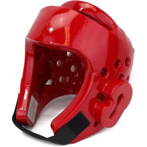 AAMA Taekwondo and Karate Sparring Foam Head Guard(RED)