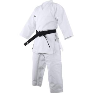 Adidas Boys WKF Club Karate Uniform-8oz Martial Arts Student Gi, White