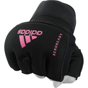 adidas Boxing Mexican Style Quick Hand Wraps/Protective Inner Gloves(BLACK/SHOCK PINK)
