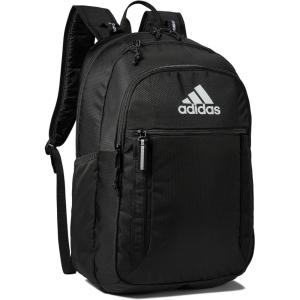 adidas Excel Backpack + Insulated Lunch Bag, Black/White + Black/White, OSFA(7.0/Black/White)
