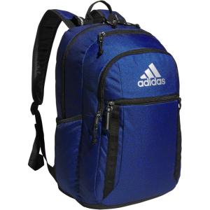 adidas Excel Backpack + Insulated Lunch Bag, Black/White + Black/White, OSFA(7.0/Bold Twill Bright Royal- Legend Ink/Black/Silver Metallic)