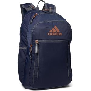 adidas Excel Backpack + Insulated Lunch Bag, Black/White + Black/White, OSFA(7.0/Shadow Navy/Onix Grey/Rose Gold)
