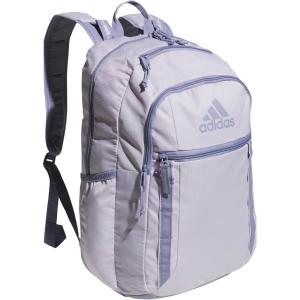 adidas Excel Backpack + Insulated Lunch Bag, Black/White + Black/White, OSFA(7.0/Silver Dawn Grey/Grey/Silver Violet Purple)