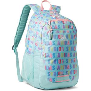 adidas Foundation Backpack + Excel Insulated Lunch Bag, Splatter Blue + SplatterBlack/Scarlet, OSFA(Hall Pass Semi Flash Aqua/Pink Spark)