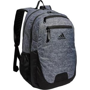 adidas Foundation Backpack + Excel Insulated Lunch Bag, Splatter Blue + SplatterBlack/Scarlet, OSFA(Jersey Onix Grey/Black)