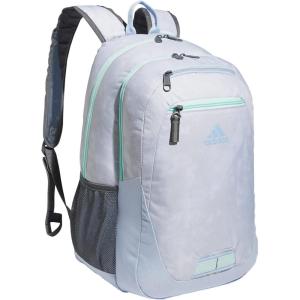 adidas Foundation Backpack + Excel Insulated Lunch Bag, Splatter Blue + SplatterBlack/Scarlet, OSFA(Stone Wash White/Blue Dawn/Semi Flash Aqua Blue)
