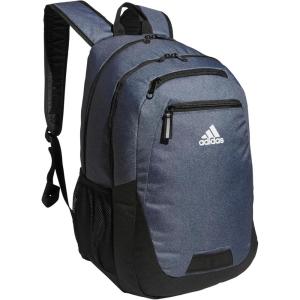adidas Foundation Backpack + Excel Insulated Lunch Bag, Splatter Blue + SplatterBlack/Scarlet, OSFA(Twill Onix Grey/Black)