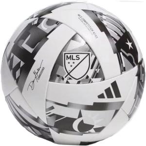 adidas MLS Soccer Ball(Competition White/Black/Silver Metallic)