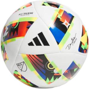 adidas MLS Soccer Ball(White/Black/Solar Gold)