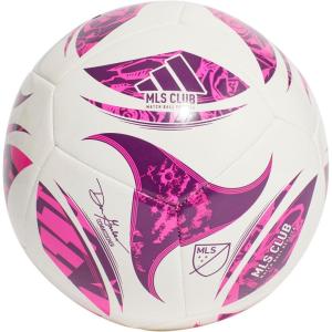 adidas MLS Soccer Ball(White/Purple Burst/Glory Purple)