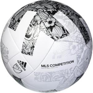 adidas MLS Soccer Ball(White/Silver Metallic/Black)