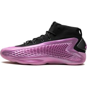 adidas Men’s Anthony Edwards 1 Basketball Sneakers(Core Black-preloved Purple)