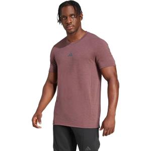 adidas Men’s Designed for Training Workout T-Shirt(Aurora Ruby)