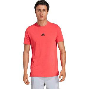 adidas Men’s Designed for Training Workout T-Shirt(Pure Ruby)