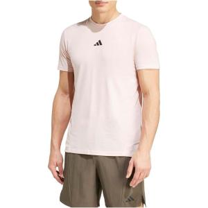 adidas Men’s Designed for Training Workout T-Shirt(Sandy Pink Mel)