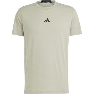 adidas Men’s Designed for Training Workout T-Shirt(Silver Pebble)